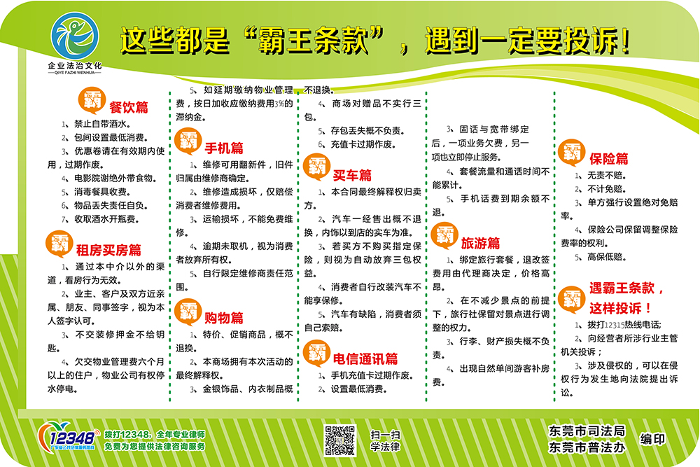 這些都是“霸王條款”，遇到一定要投訴??！